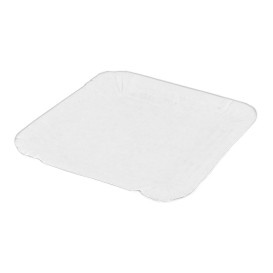 Vassoio di Cartone Quadrato Bianco 13x13 cm (1200 Pezzi)