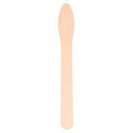 Cucchiaino di Legno Piano 125mm (1000 Pezzi)