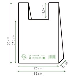 Sacchetto Canottiera Home Compost “Classic” 35x50cm (1.000 Pezzi)