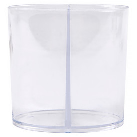 Mini Bicchiere Doppio Plastica Degustazione transp. 60ml (100 Pezzi)