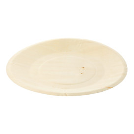 Piatto di Legno Tondo Ø21,5cm (250 Pezzi)