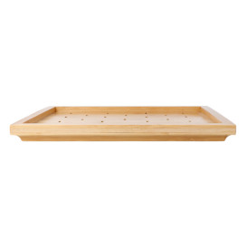 Supporto di Bambu per Spiedi di Bambu 25x20cm (20 Pezzi)