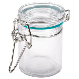 Barattolo di Vidrio Plastica Stagna 45 ml (96 Pezzi)