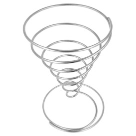 Cesti di presentazione Acciaio Ø105x155mm (6 Pezzi)