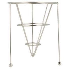 Cesti di Presentazione Acciaio Impilabile Ø127x152mm (1 Pezzi)