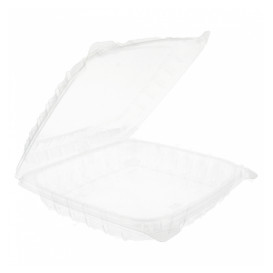 Contenitore Coperchio Cerniera OPS "Clear Seal" 220ml (125 Pezzi)