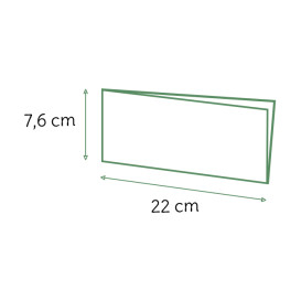 Sacchetto Carta Antigrasso Bianco 22x7,6cm (5000 Pezzi)