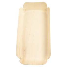 Vaschetta in Legno Rettangolare 23x11,5x3,4 cm (200 Pezzi)