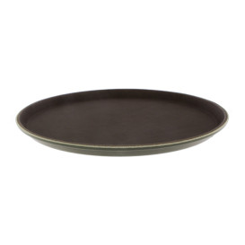 Vassoio PP Rotondo Antitrascinante Marrone Ø40,0cm (12 Pezzi)