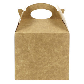 Scatola Menu Kraft 131x131x115mm (250 Pezzi)