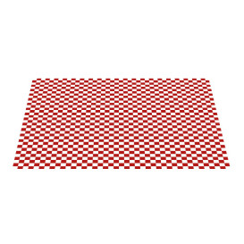 Carta Antigrasso Rosso 31x38cm (1000 Pezzi)