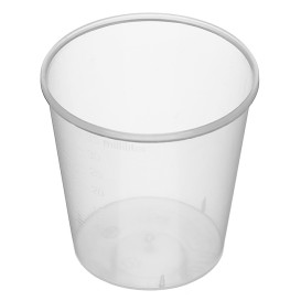 Bicchiere di Plastica Graduata PP Trasp. 35 ml (2000 Pezzi)