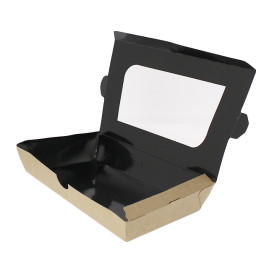 Contenitore  di Carta Premium 21x13x3,5cm 730ml (25 Pezzi)