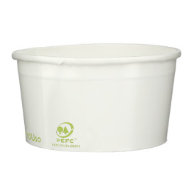 Coppette di Carta Ecologica per Gelato 140ml (60 Pezzi)