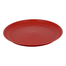 Piatto Riutilizzabile Durable PP Minerale Rosso Ø27,5cm (54 Pezzi)