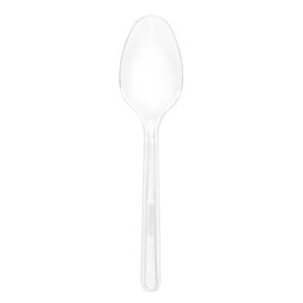 Cucchiaino Riutilizzabile PS Trasparente 125mm (50 Pezzi)