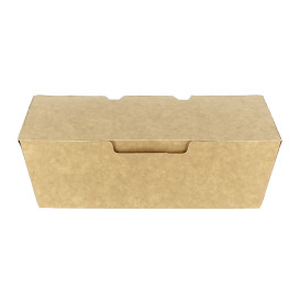 Scatola Cibo Kraft 16,5x7,5x6cm (25 Pezzi)