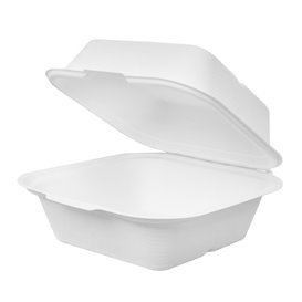 Contenitori Canna Zucchero Bianco 150x150x75mm (500 Pezzi)