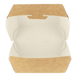 Scatola Kraft per Hamburger 12x12x7 cm (25 Pezzi)