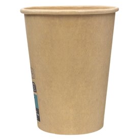 Bicchiere di Carta 8Oz/240ml Marrone Ø8,0cm (1.000 Pezzi)