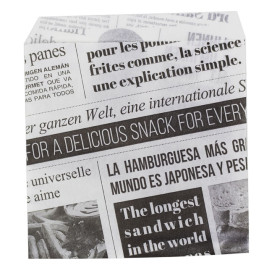 Sacchetto di Carta Antigrasso "News" 15x16cm (250 Pezzi)