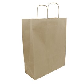 Buste Shopper in Carta 100g/m² 32+12x40cm (25 Pezzi)