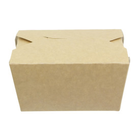 Contenitore di Cibo Kraft 11,8x9x6,3cm (250 Pezzi)