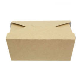 Contenitore di Cibo Kraft 15x12x6,5cm (200 Pezzi)