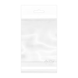 Sacchetti Polipropilene BOPP Piega Adesivo e Foro Europeo 10x15cm G160 (100 Pezzi)