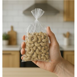 Sacchetti di Polietilene Senza Chiusura 12x18cm G100 (100 Pezzi)