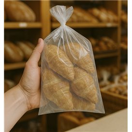 Sacchetti di Polietilene Senza Chiusura 18x25cm G100 (100 Pezzi)