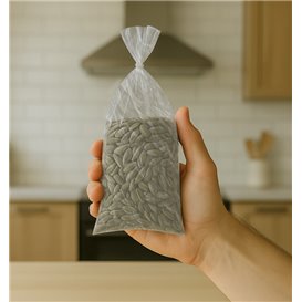 Sacchetti di Polietilene Senza Chiusura 12,5x25cm G100 (1000 Pezzi)