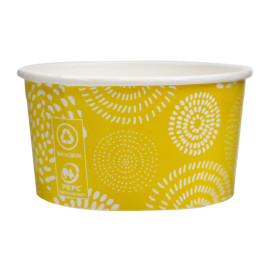 Coppette di Carta per Gelato 5oz/140ml "Cool&Yummy" (1000 Pezzi)