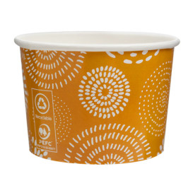 Coppette di Carta per Gelato 10oz/310ml Cool&Yummy (50 Uds)