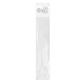 Sacchetti di Polipropilene BOPP Piega Adesivo 3x17cm G160 (100 Pezzi)