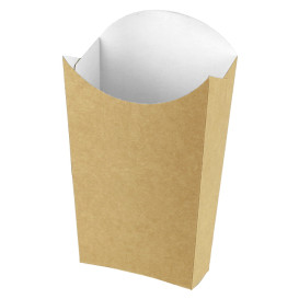 Scatola Kraft per Fritte Grande 8,2x4,5x14,9cm (25 Pezzi)