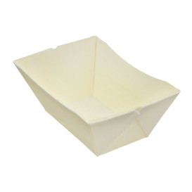 Vaschetta in Legno 140ml 10,7x6,7cm (24 Pezzi)