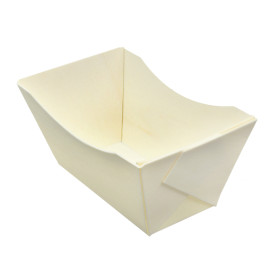 Vaschetta in Legno 320ml 13,3x7,5cm (144 Pezzi)