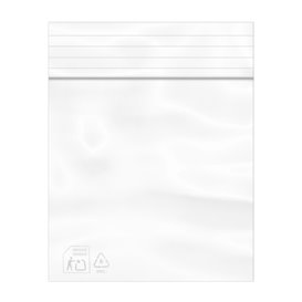 Sacchetti in Polietilene con chiusura a pressione 5,5x5,5cm G200 (100 Pezzi)