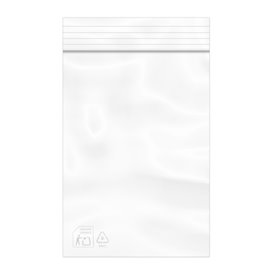 Sacchetti in Polietilene con chiusura a pressione 7x10cm G200 (100 Pezzi)