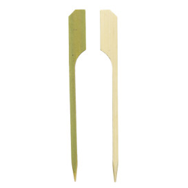 Spiedini di Bambù "Golf" Verde Naturale 9cm (100 Pezzi)