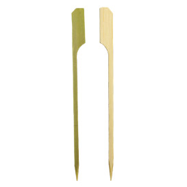 Spiedini di Bambù "Golf" Verde Naturale 12cm (50 Pezzi)