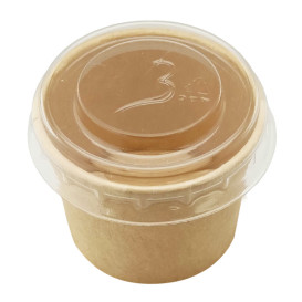 Coperchio PET Trasparente per Contenitore Salse 30ml Ø4,3cm (1.000 Pezzi)