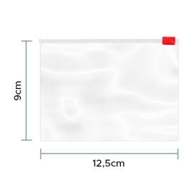 Sacchetti PE Chiusura con Cursore 12,5x9cm G250 (100 Pezzi)