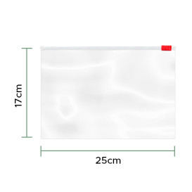 Sacchetti PE Chiusura a Cursore 25x17cm G250 (50 Pezzi)