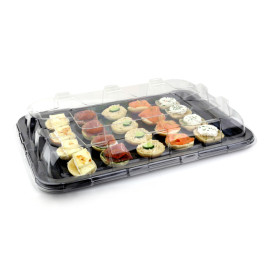 Coperchio Plastica Vassoio 46x30x6 cm (5 Pezzi)