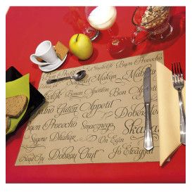 Tovaglietta di Carta 30x40cm Kraft "Buon Appetito" 40g (1.000 Pezzi)
