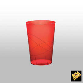 Bicchiere Riutilizzabile PS Cristal Moon Rosso Trasp. 230ml (1000 Pezzi)