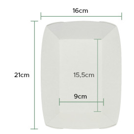 Vaschetta 780ml Kraft 155x90x55mm (25 Uds)