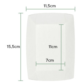 Vaschetta 300ml Kraft 11x7x3,5cm (25 Pezzi)